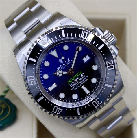 rolex deepsea blue inlay|rolex deepsea price euro.